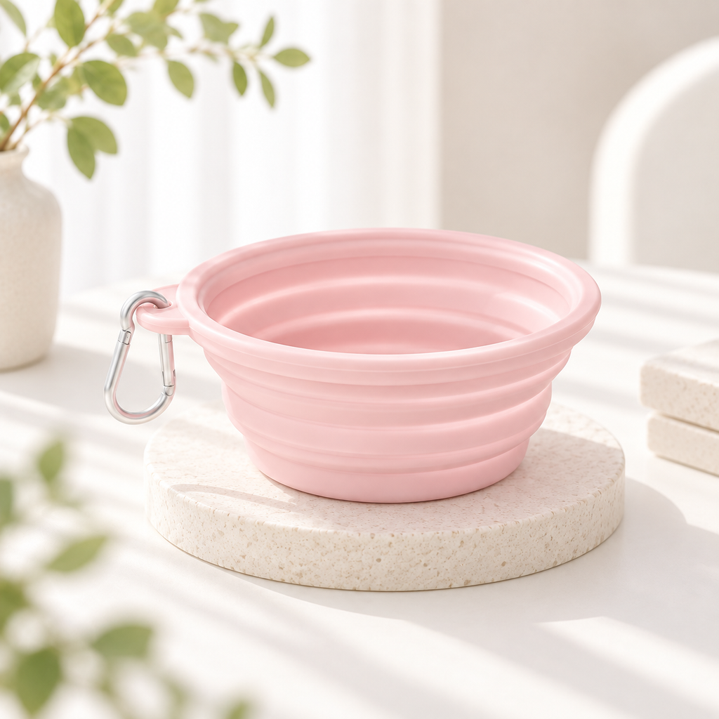 Gamelle de voyage pliable pour chat - coloris