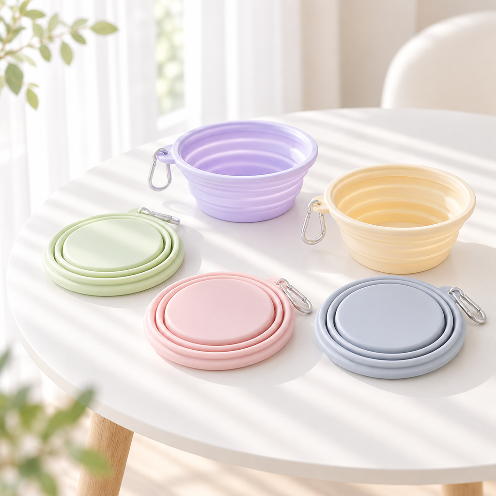 Gamelle nomade pliable pour chat - détail produit