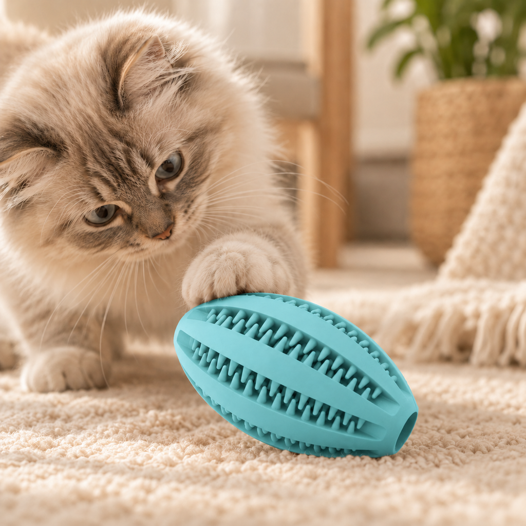 Jouet gourmand interactif pour chat