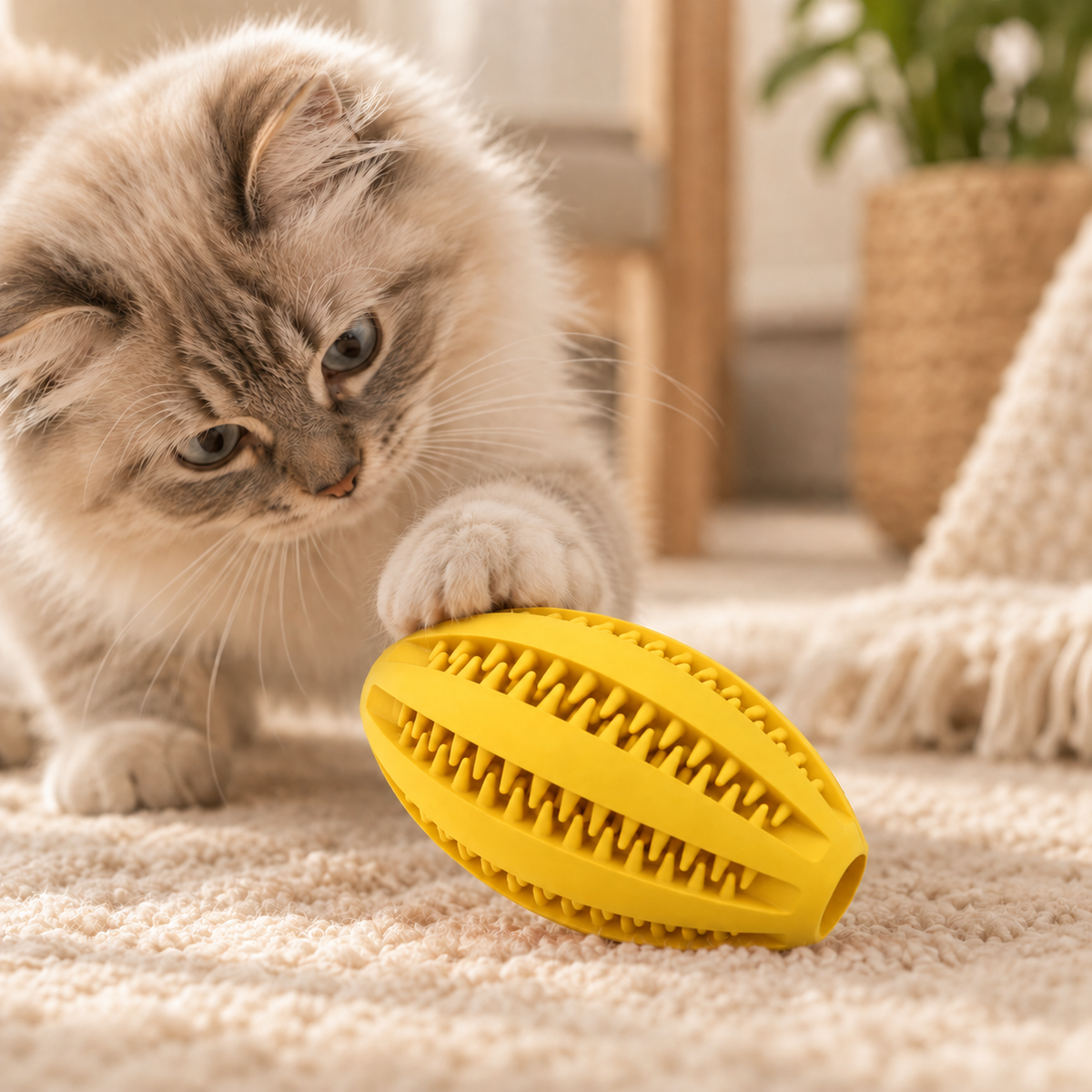 Jouet pour chat à remplir de friandises - détail
